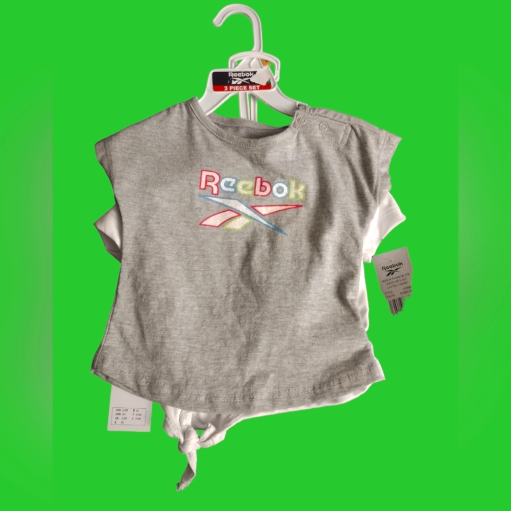 Reebok 3 piece Short sleeveToddler Set